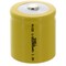 Exell Battery 1/2D Size 1.2V  Button Top Rechargeable Battery for DIY Radios Power Packs EBC-343 - alternate 1